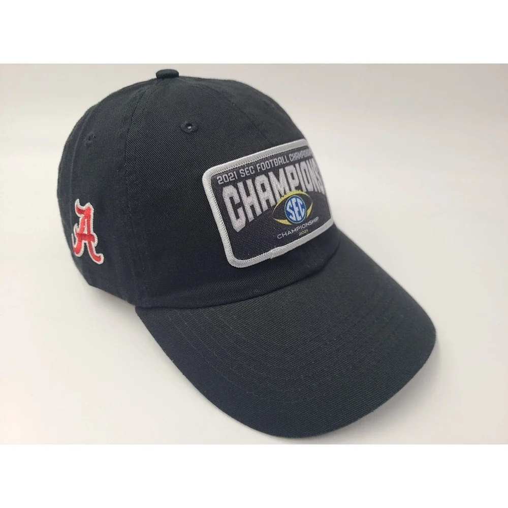 University of Alabama Crimson Tide 2021 SEC Football Champions Strapback Hat Cap